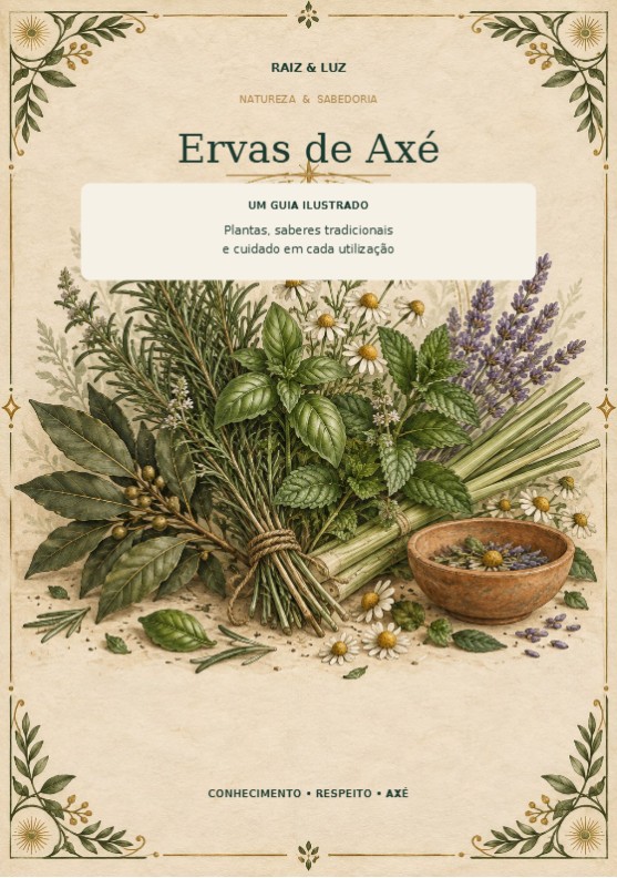 Capa do e-book Ervas de Axé